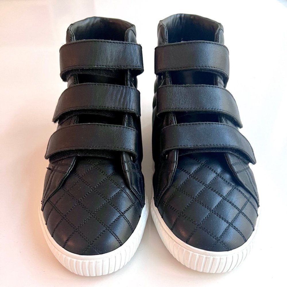 Burberry Leather High Top Sneakers